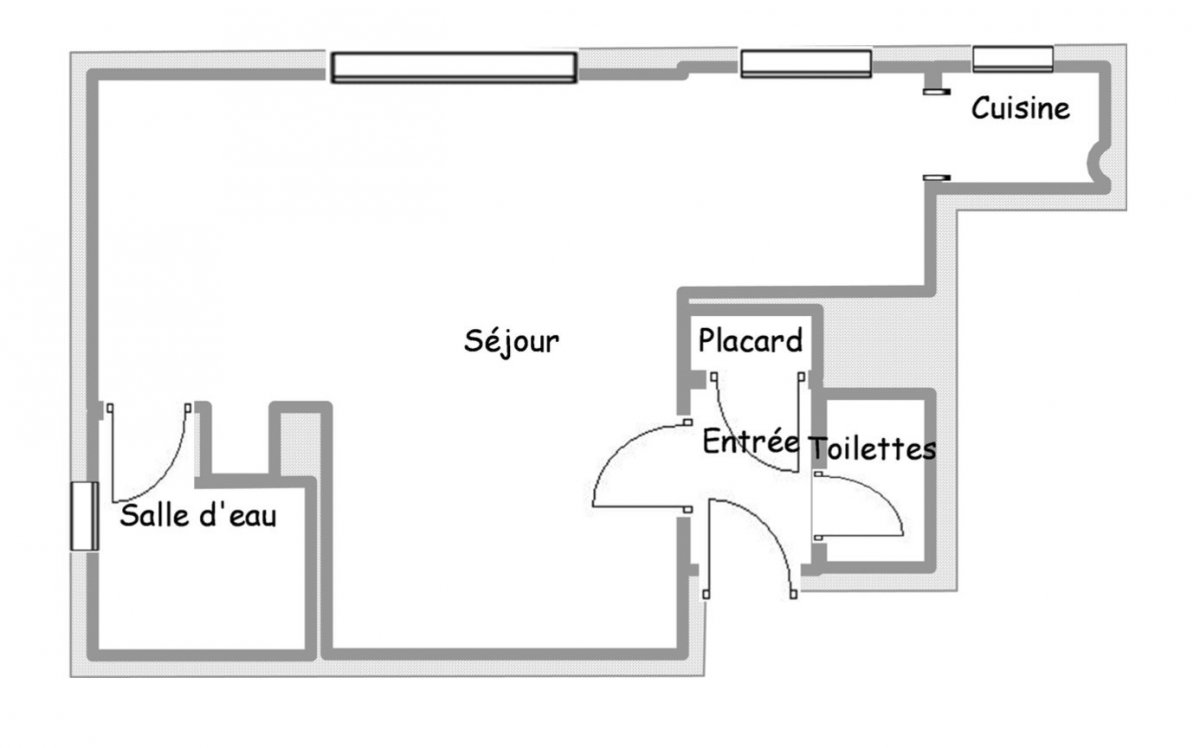 Vente Appartement  1 pièce (studio) - 31.55m² 92410 Ville-d'avray